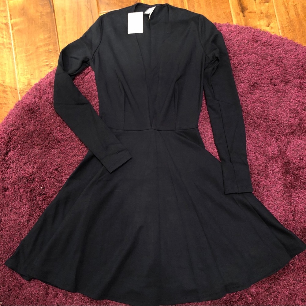 American Apparel Low Cut Skater Sexy Party holiday Dress